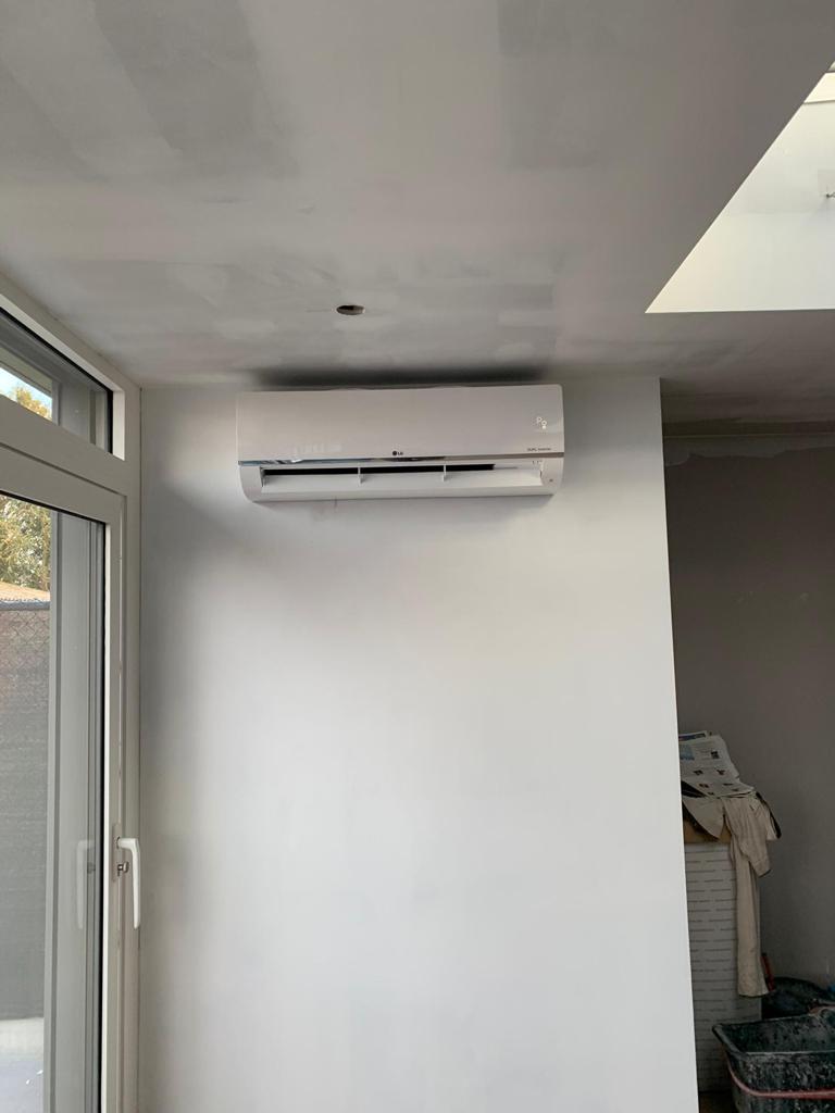airconditioning installatie voor nieuwbouw